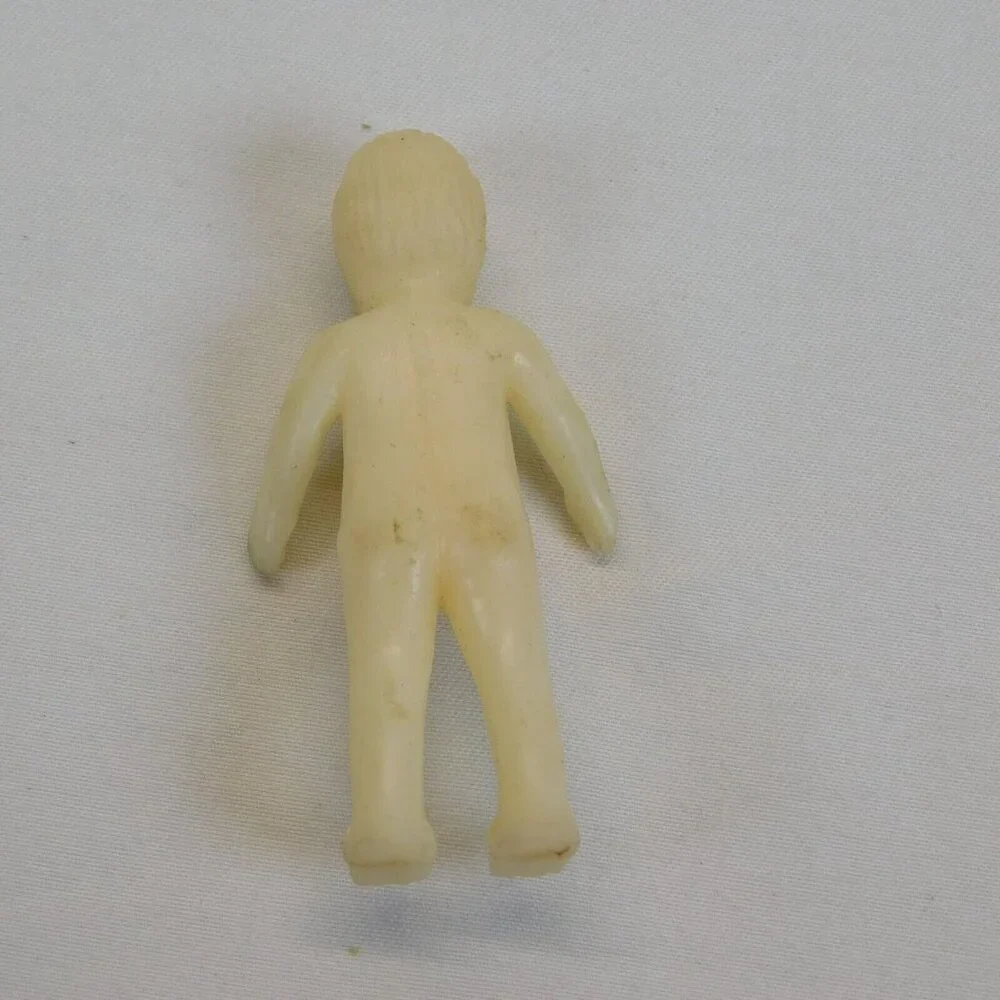 Lot of 3 Creepy Miniature Babydolls Dollhouse Size 1 Articulated Jointed Tiny - Picture 3 of 9